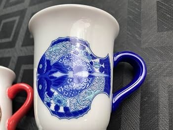 深川製磁　1900巴里　 マグカップ Amazon.co.jp: 深川製磁 マグカップ 絵変り ペアチョコカップ 寿